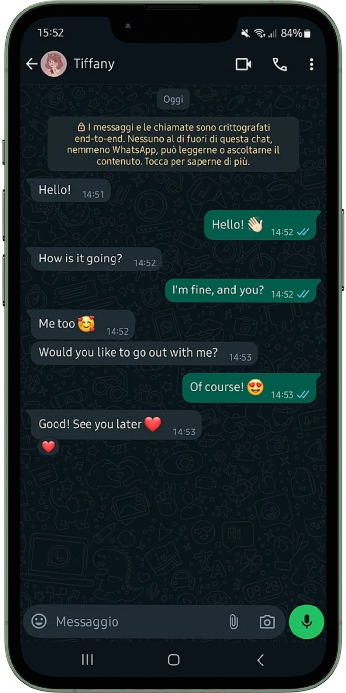 WhatsApp AI Agent Live Mobile Screen Demonstration